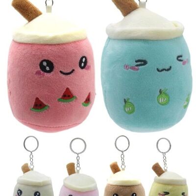 R-H1.1 KY942-004 Portachiavi Bubble Tea 10 cm - Colori misti - 1 pz