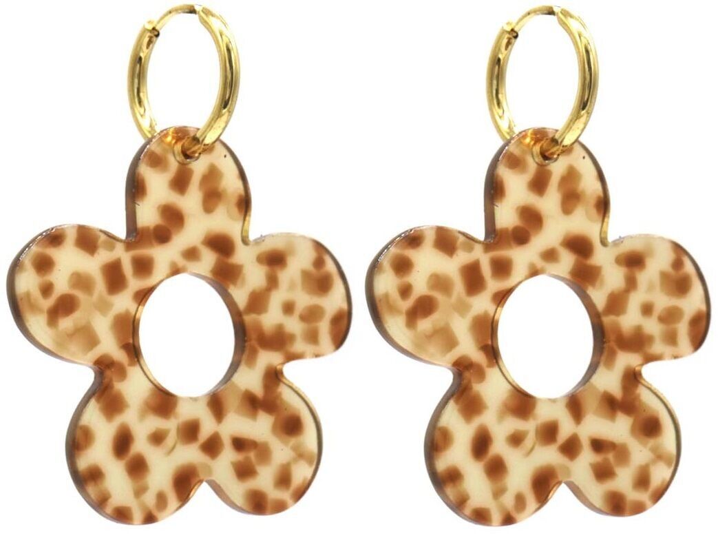 F-A19.3 E221-530 N. 5. S.Orecchini in acciaio Fiore 5cm