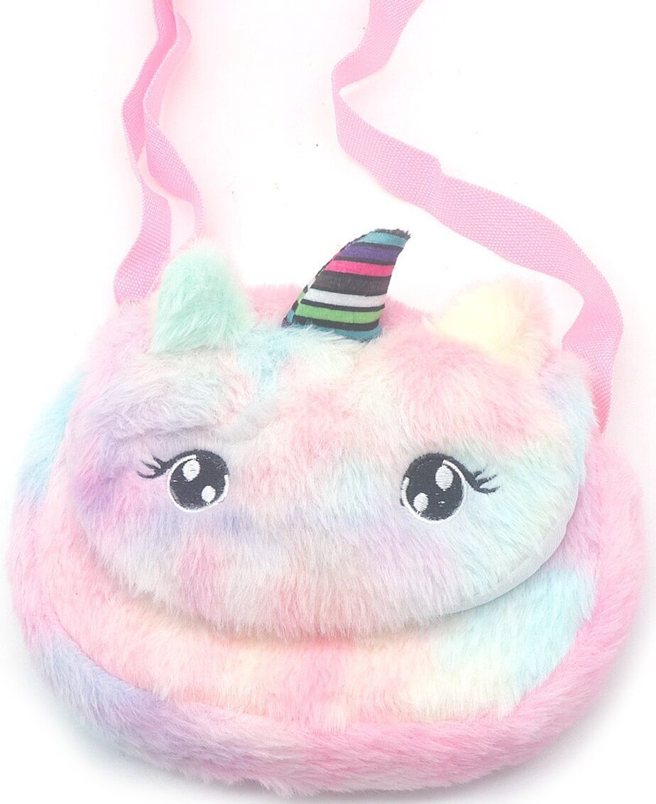 R-A6.2 WA2403-010-1 Plüschtasche Einhorn 18x14.5cm