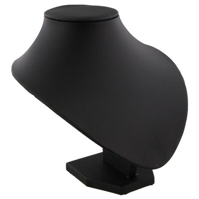 R-P8.1 PK060 Espositore per collane 19x18cm PU nero