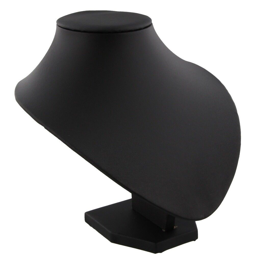 R-P8.1 PK060 Halskettenständer 19x18cm Schwarz PU