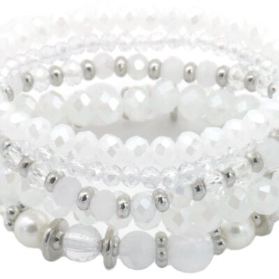 F-C22.3 B2529-032-1 Bracelet Set Glassbeads