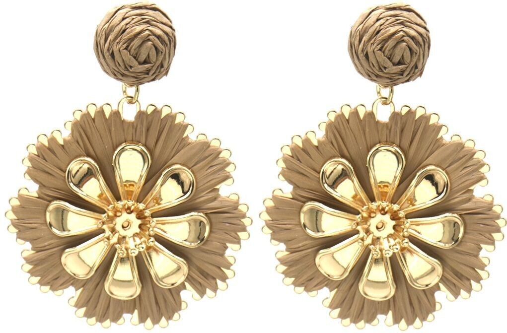 D-A12.1 E001-013 Ohrringe Blumen 6x4cm