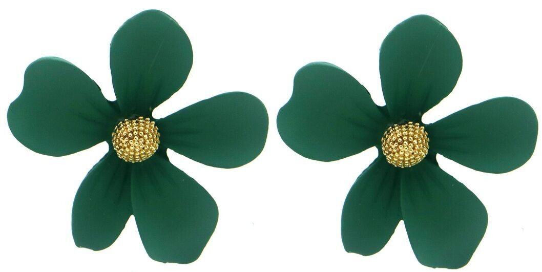 G-E15.2 E002-008-1 Ohrringe Blume 3cm