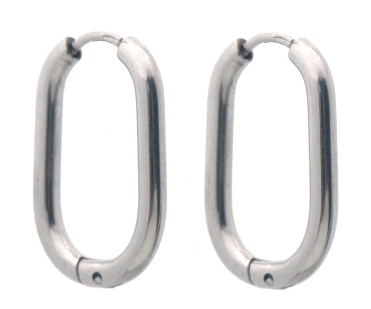 D-A6.1 E2551-003S S. Orecchini in acciaio 2x1.2 cm