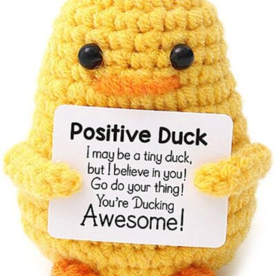 Q-I7.2 T2405-051 Knitted Positive Duck 8cm
