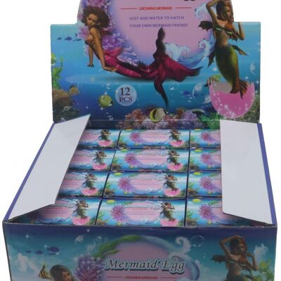 T-P4.2 TOY949-003 Mermaid Egg Growing Pet - 12pcs