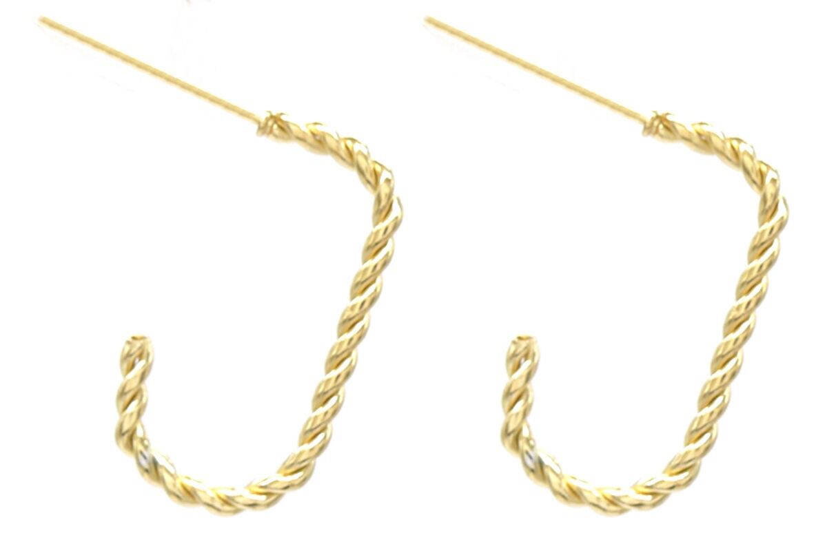 D-A5.3 E031-063G Orecchini S. Acciaio 2x1cm