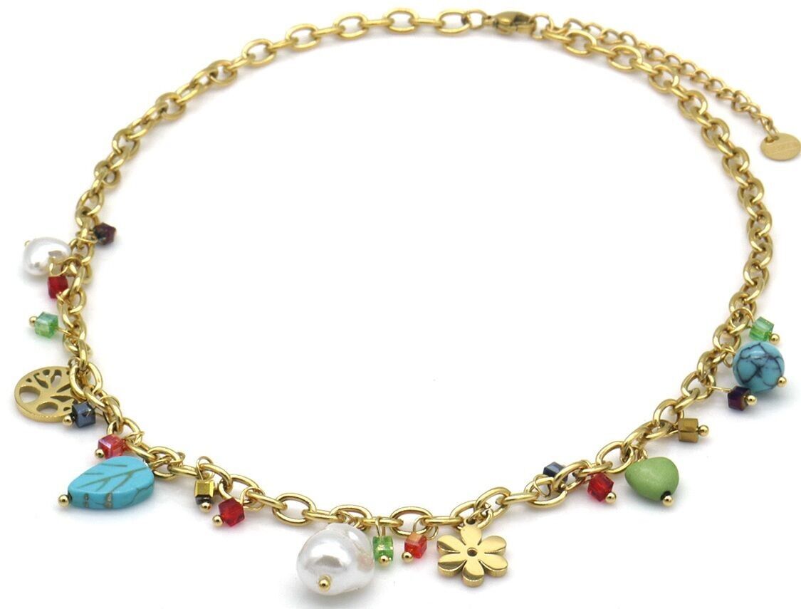 H-D24.2 N2503-033G S.Ciondoli per collana in acciaio 40-45 cm