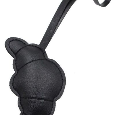 X-L7.2 KY2555-003-2 Keychain PU Croissant 9.5cm