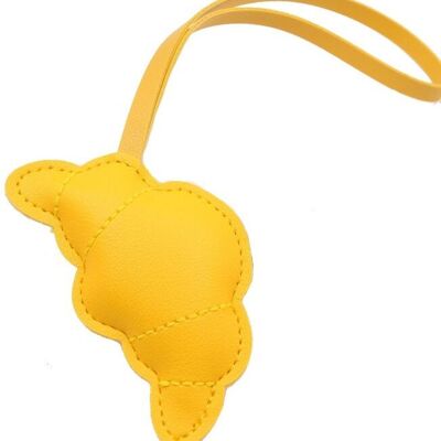 X-M7.1 KY2555-003-4 Keychain PU Croissant 9.5cm