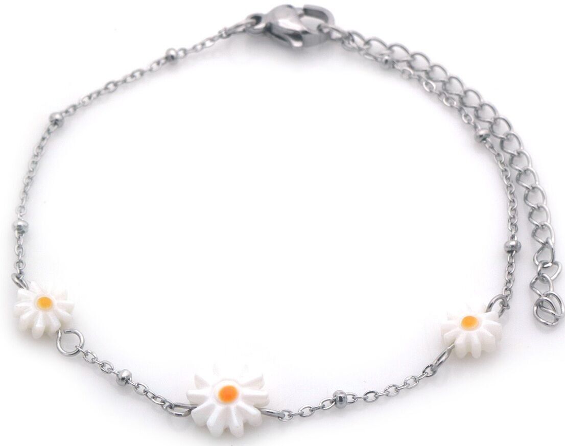 F-D4.4 B2539-031S S.Stahlarmband Blumen