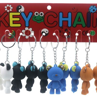 Q-H3.2 KY940-027 Keychains Bear 5.5cm - 12pcs