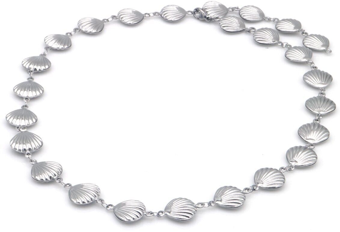 J-C7.2 N1033-006S S.Stahlkette Muscheln