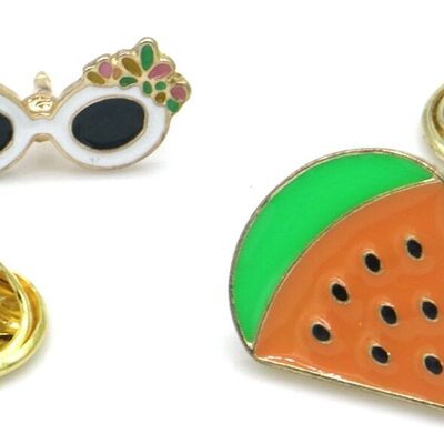 C-D7.2 PIN2557-042-2 Set of Pins Sunglasses - Watermelon