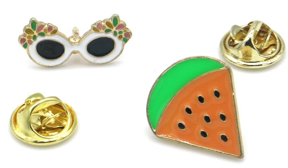 C-D7.2 PIN2557-042-2 Set di spille per occhiali da sole - Anguria