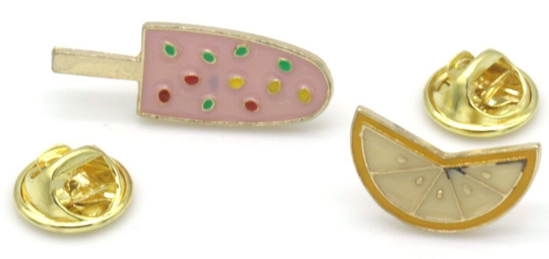 C-A6.5 PIN2557-042-3 Set of Pins Icecream - Lemon