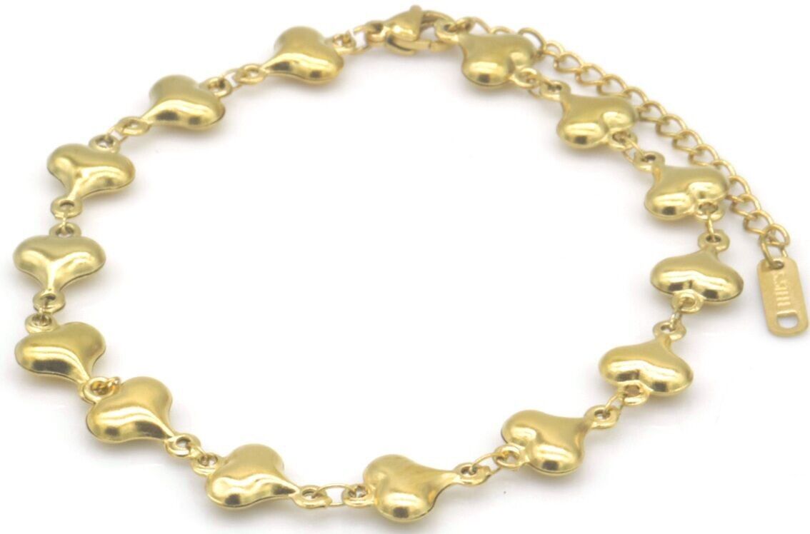 H-D8.2 ANK1033-002G S.Cavigliera in acciaio con cuori