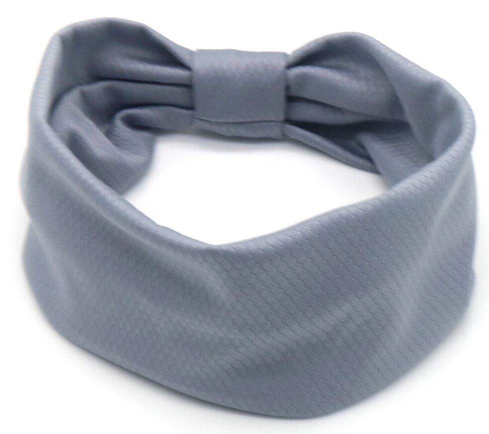 S-B7.4 H1037-001-5 Fascia per capelli alla moda grigia