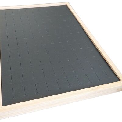 Y-C5.1 présentoir à bagues PK424-238L pour 100 bagues 35x24x2. 3cm