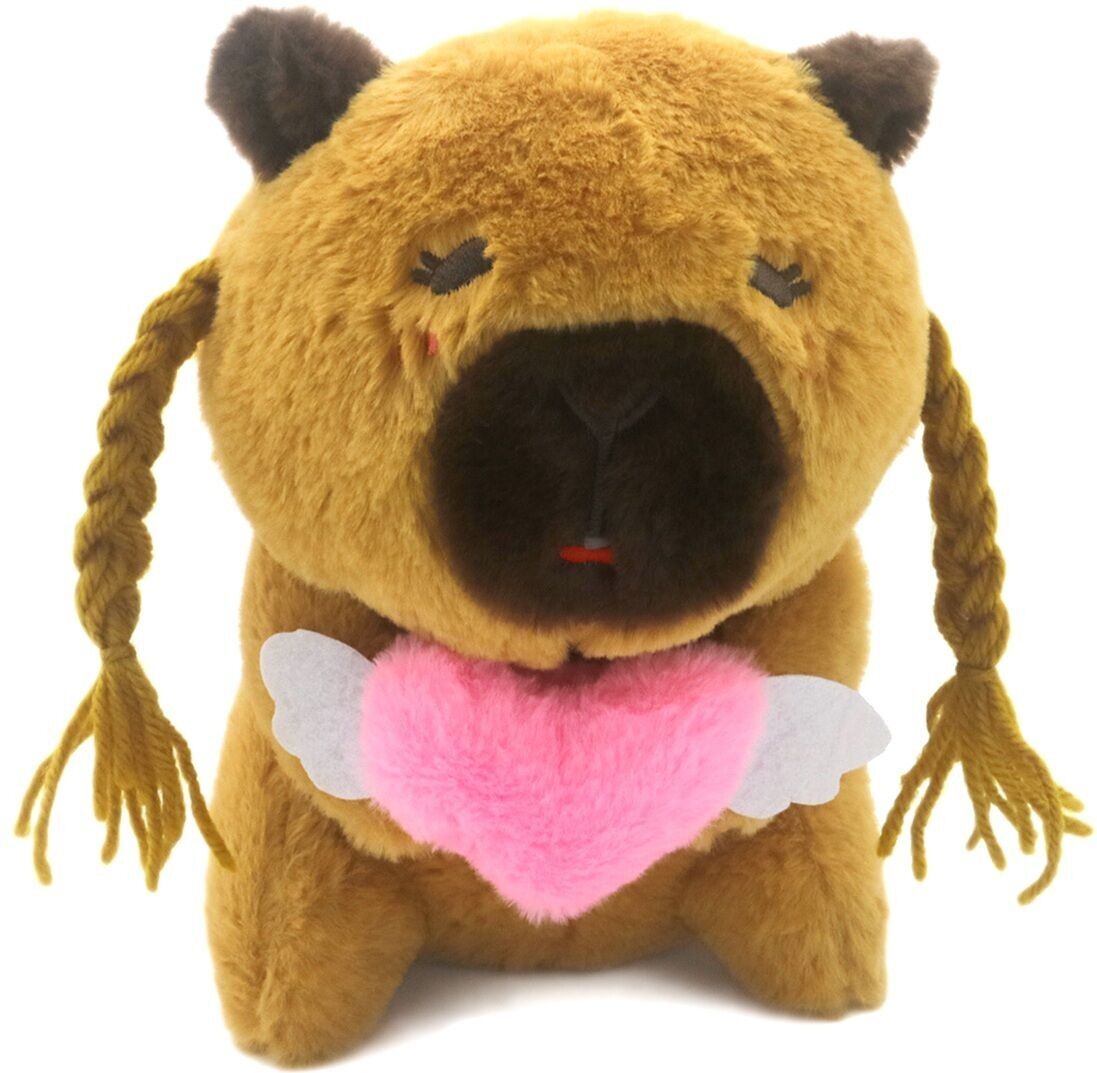 Z-C5.6 TOY945-056 Peluche Capibara Cuore 22cm