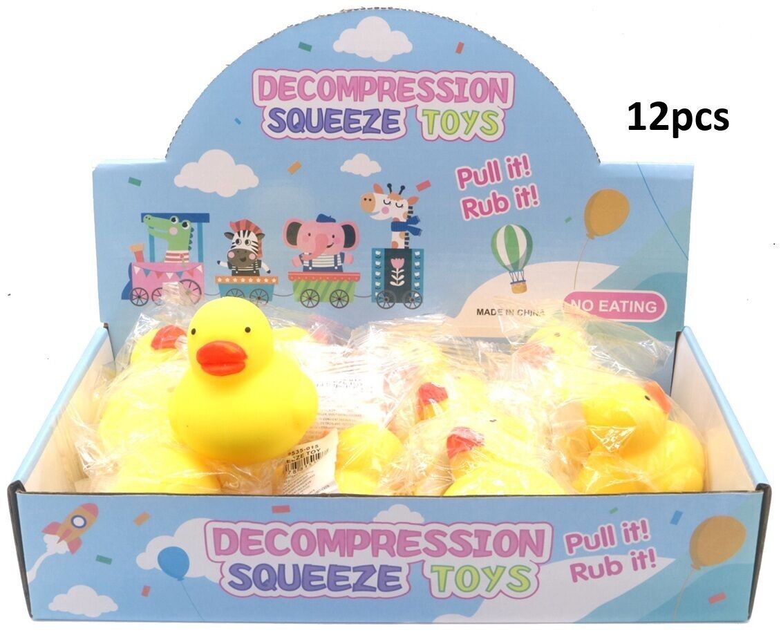 R-C8.1 TOY2535-015 Dekompressionsspielzeug Squishy Duck 7cm - 12St