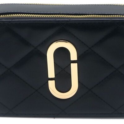 T-F3.2 BAG908-001-1 PU Shoulder Bag 22x12.5x8cm Black