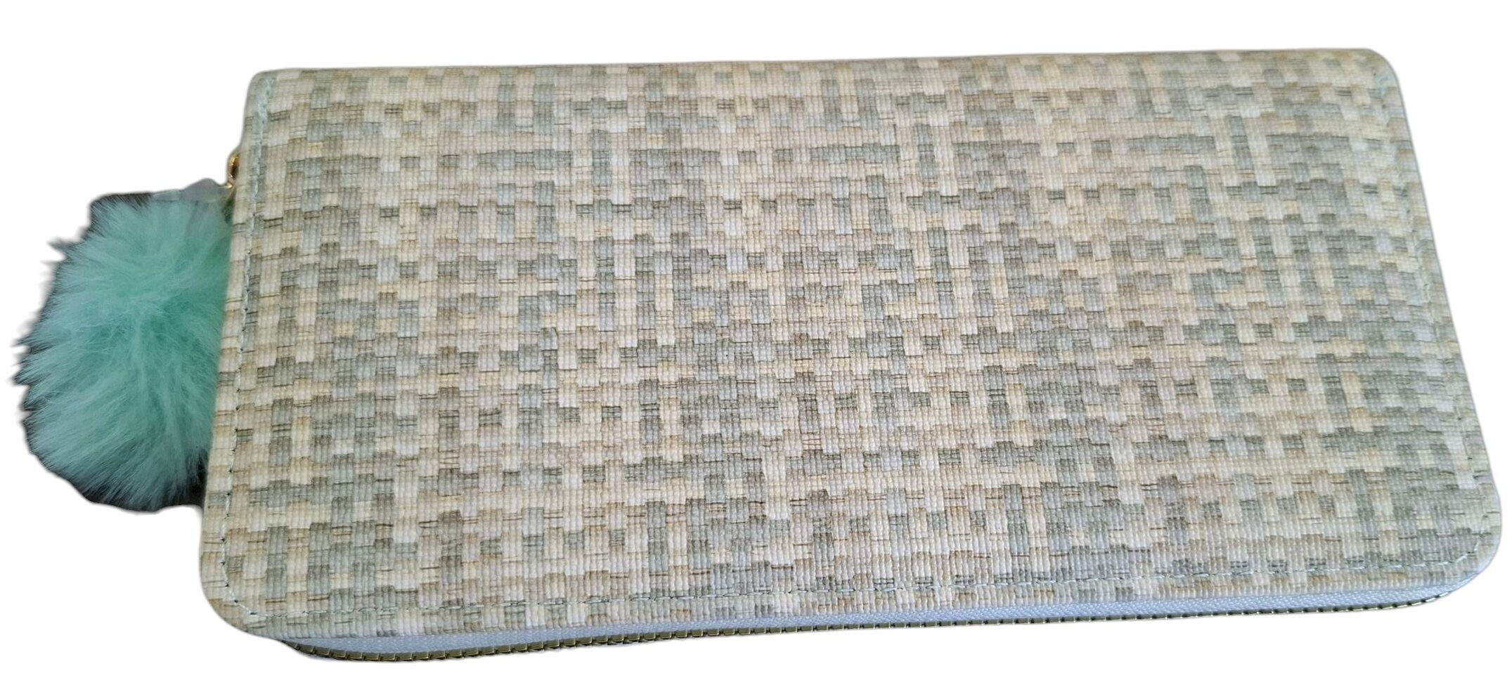 T-G6.2 WA009-016-1 PU-Geldbörse Grün 19.5x9.5x2.5cm