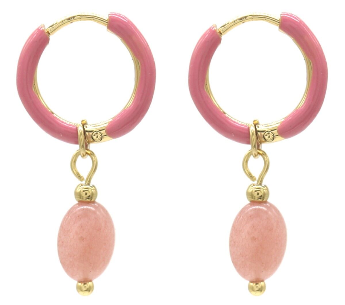 C-E18.3 E2142-034G Edelstahlohrringe 1x2,5cm Amethyst