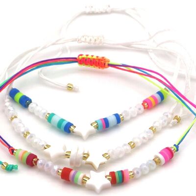 C-B8.1 B1034-003-1 Bracelet Set Stars 3pcs
