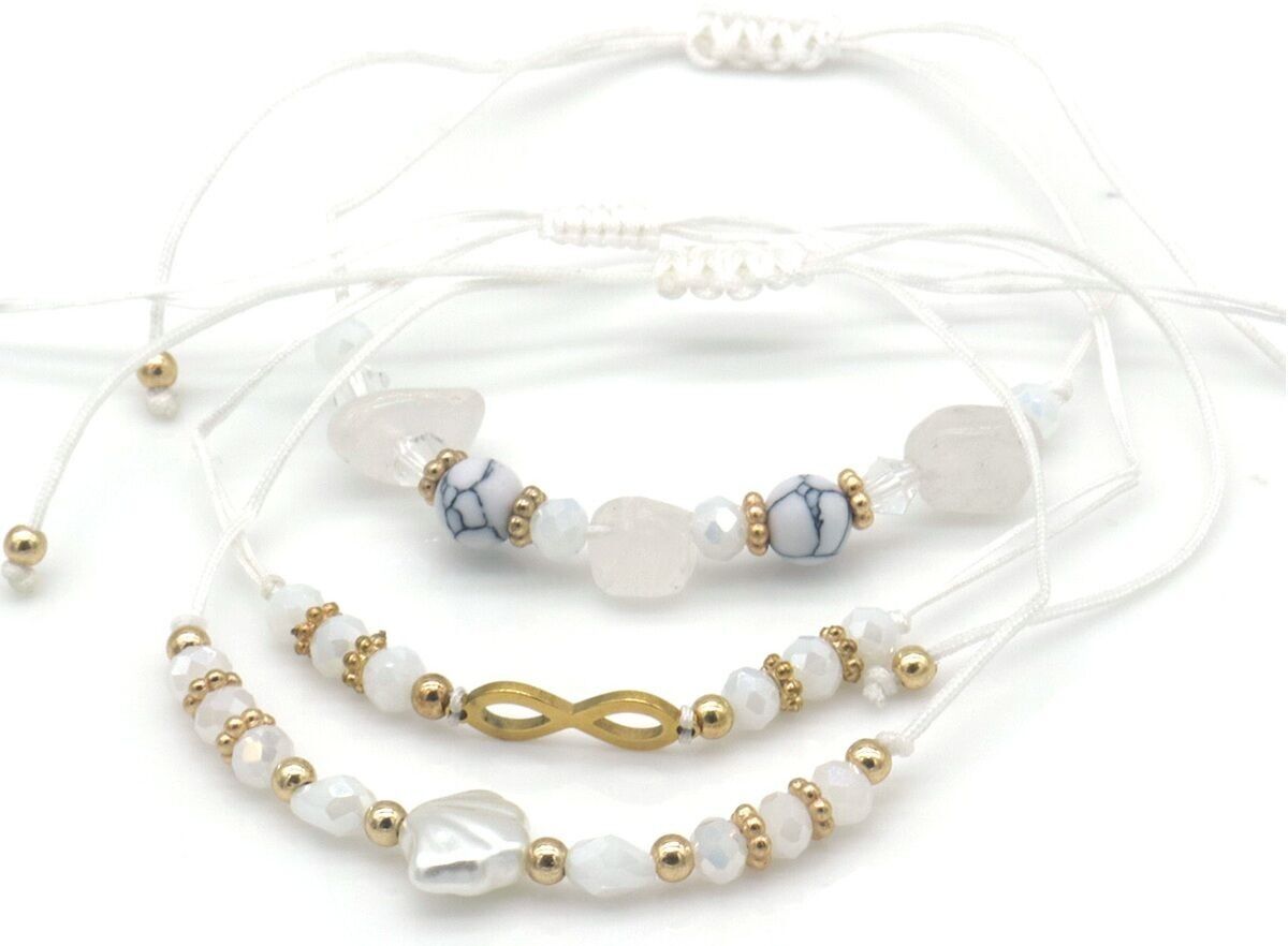 D-B8.3 B1034-006 Set Bracciale Infinito 3 pezzi