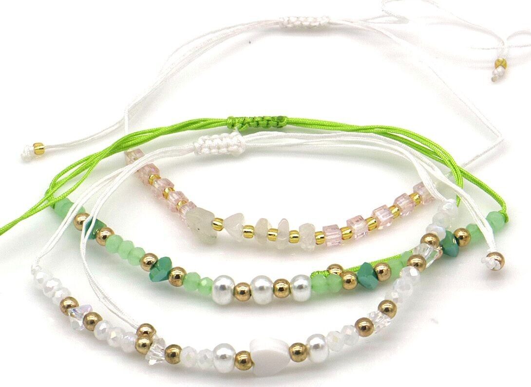 C-B21.3 B1034-005 Set di bracciali a forma di cuore 3 pezzi