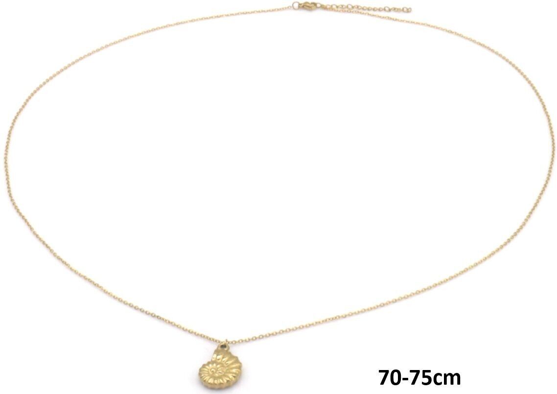 A–D9.3 N2556-004G-2 Lang S.Stahlkette Muschel 70-75cm