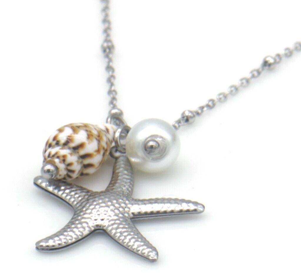 A-B7.2 N2539-051S S.Stahlkette Seestern 40-45cm