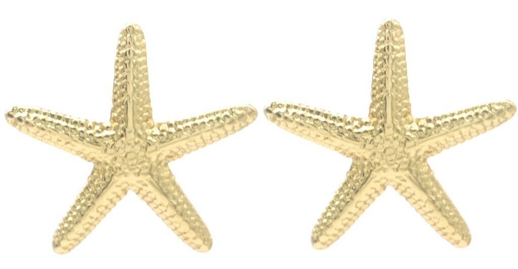 C-D19.4 E2567-029G S.Stahlohrringe Seestern 3cm