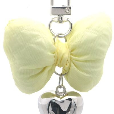 A-E20.2 KY2533-041-5 Llavero Corazón - Lazo Amarillo