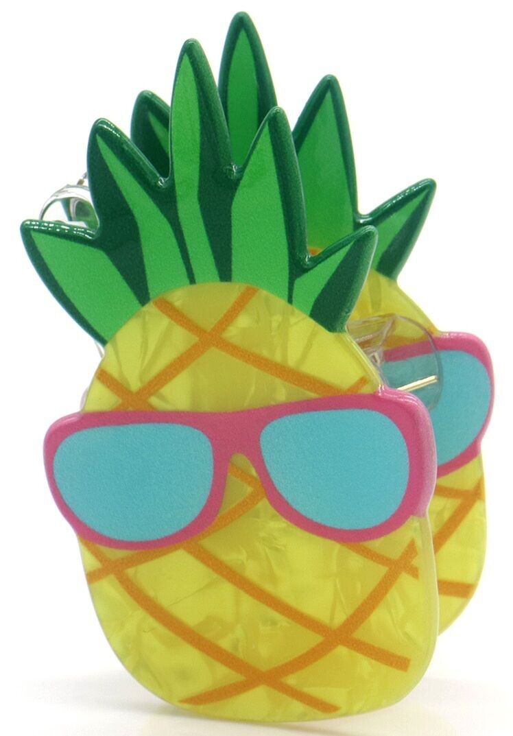 X-J6.1 H1038-009 Trendy Haarklammer Ananas 7cm