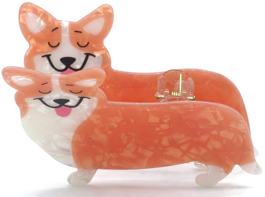 X-I7.1 H1038-006 Trendy Haarkralle Corgi 8.5cm
