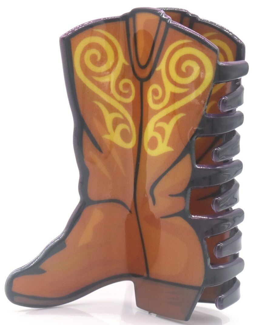 T-M6.1 H1038-011 Trendy Haarklammer Cowgirl Booth 8cm