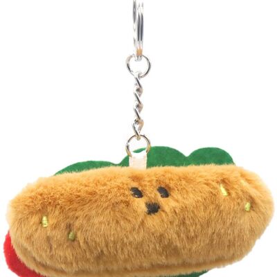 F-B12.1 KY2562-095 Keychain Plush Sandwich 7.5cm