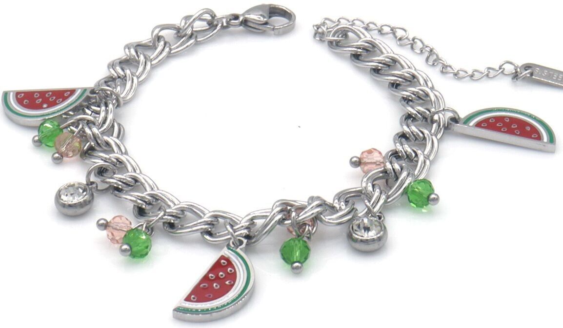H-B5.5 B2503-047S S.Pulsera de acero Sandía 16-21cm