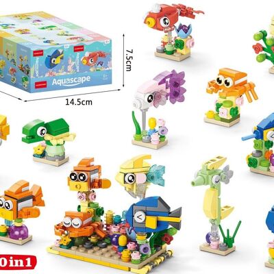 Y-D2.1 TOY9110 Set di blocchi da costruzione 10 in 1 in esposizione - 10 pezzi