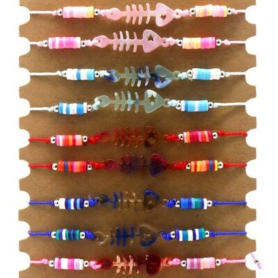D-F9.3 B2532-024 Bracelet Set Fish 12pcs