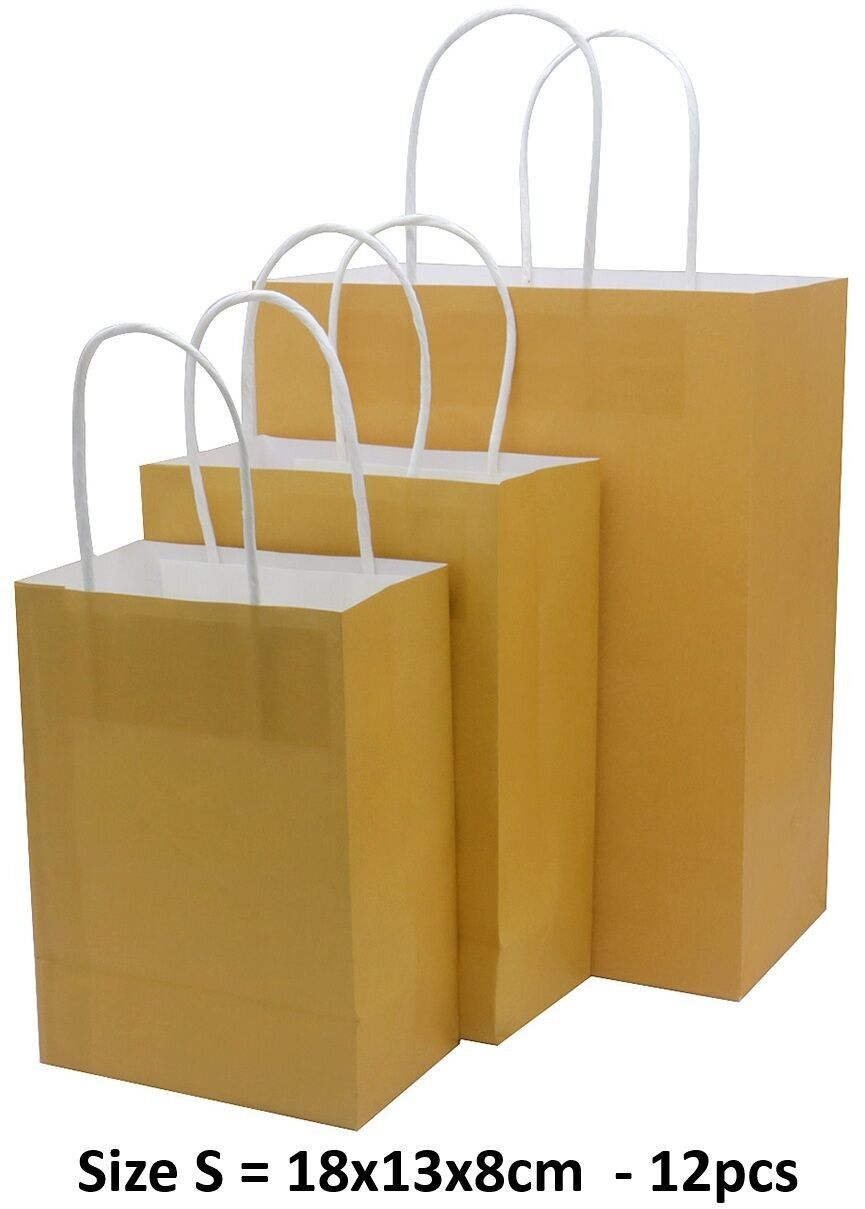 Q-O6.1 PK1009-004S Bolsa de regalo de papel tamaño S 18x13x8cm - 12 piezas