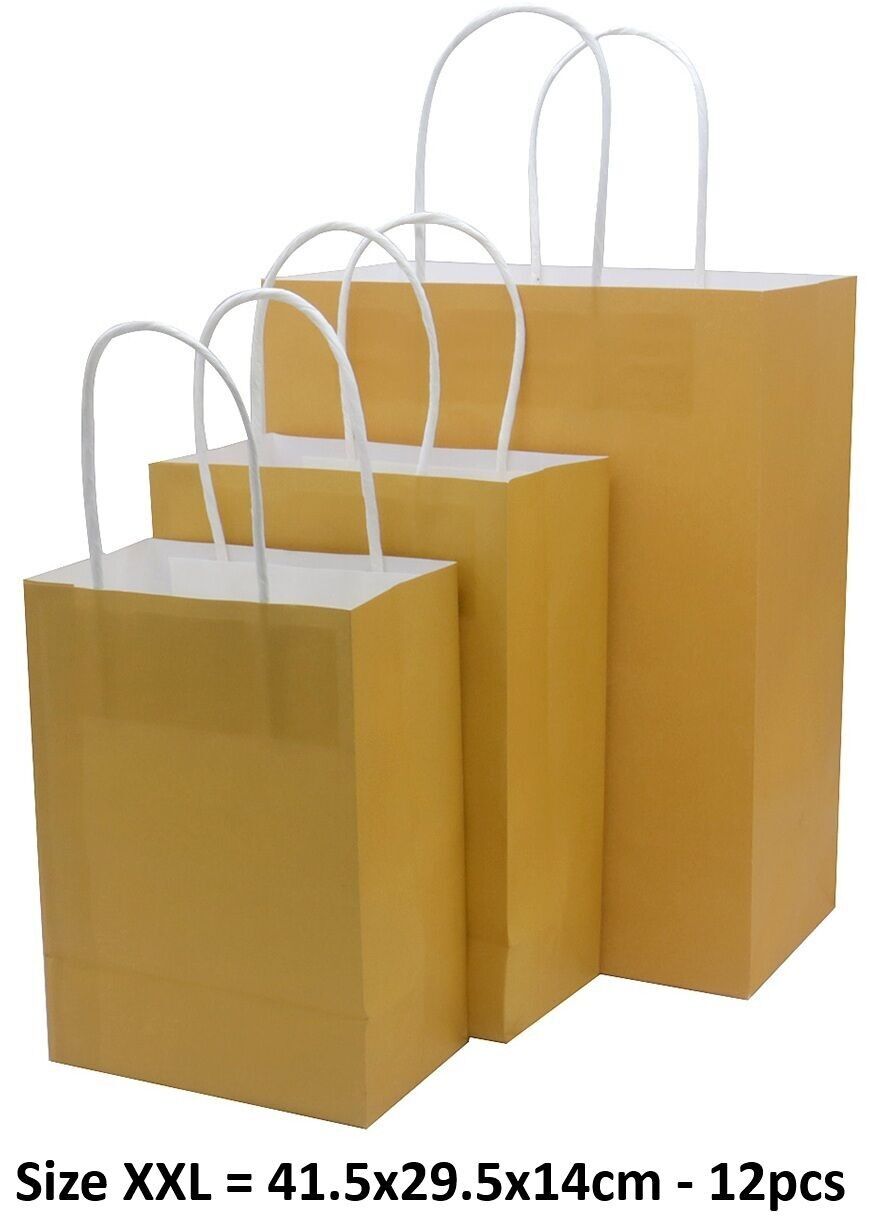 Q-L8.1 PK1009-004XXL Bolsa de regalo de papel tamaño XXL 41.5 x 29.5x14cm - 12 piezas