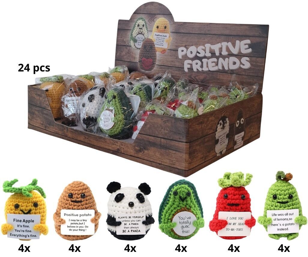 Q-N6.1 Amici positivi in esposizione - 24 pezzi