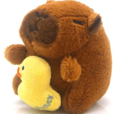 Z-D1.4 KY2521-071 Llavero de peluche Pato Carpincho 11cm