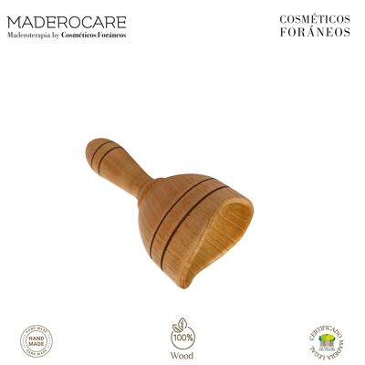 MASAJEADOR CORPORAL | MADEROTERAPIA | COPA SUECA CLÁSICA MEDIANA (17 x 7 cm)