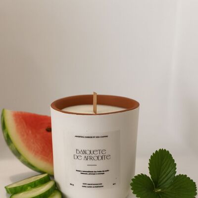 Bougie Afrodite · Pastèque · Cire de coco 200gr