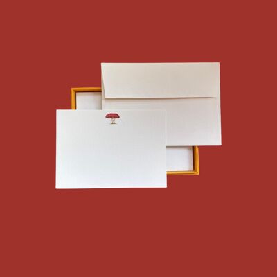 Toadstool with Lined Envelopes